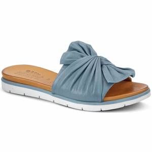 NEW SPRING STEP SHOES women lavona slide sandals in blue